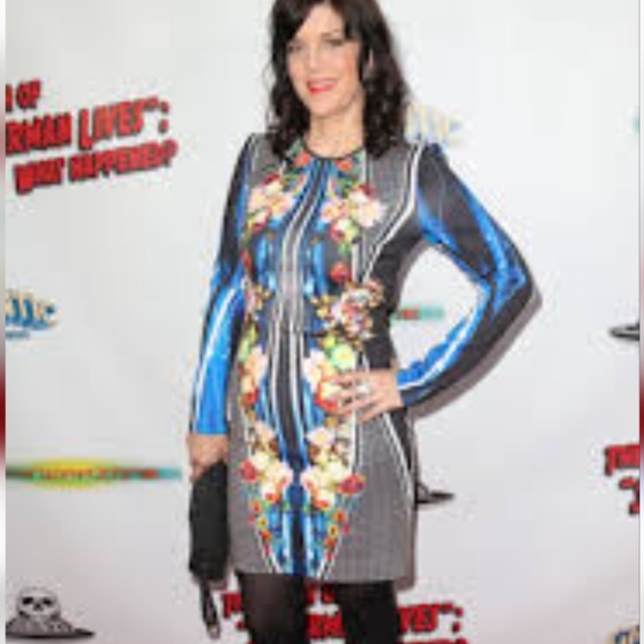 Clover Canyon Winter Solstice Long Sleeve Sheath Dress Size Medium - Picture 2 of 14